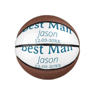 Trauzeuge Junggesellinnenabschied Name modern einf Mini Basketball