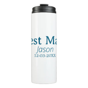 Trauzeuge Junggesellinnenabschied Name modern einf Thermosbecher