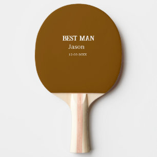 Trauzeuge Junggesellinnenabschied Name modern einf Tischtennis Schläger