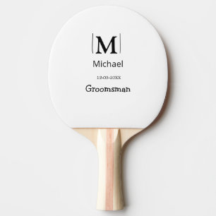 Trauzeuge Junggesellinnenabschied Namen hinzufügen Tischtennis Schläger