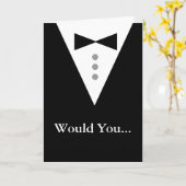 Trauzeuge Karte (Gelbe Blume)