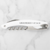 Trauzeuge-Kellerschraube Kellnermesser (Rückseite)