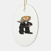 Trauzeuge Keramik Ornament (Links)