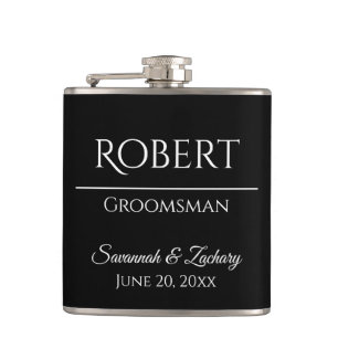 Trauzeuge Liquor Flask Gastgeschenk Hochzeit Gesch Flachmann