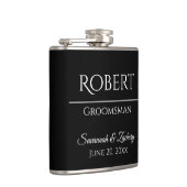 Trauzeuge Liquor Flask Gastgeschenk Hochzeit Gesch Flachmann (Rechts)