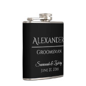 Trauzeuge Liquor Flask Gastgeschenk Hochzeit Gesch Flachmann (Rechts)