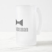 Trauzeuge Mattglas Bierglas (VorderseiteRechts)