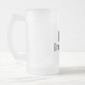 Trauzeuge Mattglas Bierglas (Links)