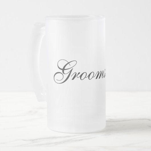 Trauzeuge mattiert Tasse (Vorderseite Links)