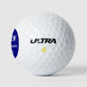 Trauzeuge Moderne Typografie-Gastgeschenk Hochzeit Golfball (Logo)
