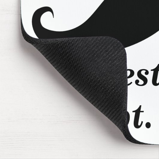 Trauzeuge Mustache Mousepad (Ecke)