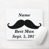 Trauzeuge Mustache Mousepad (Mit Mouse)