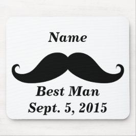 Trauzeuge Mustache Mousepad