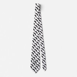 Trauzeuge Mustache Necktie Krawatte