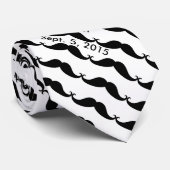 Trauzeuge Mustache Necktie Krawatte (Gerollt)