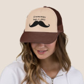 Trauzeuge Mustache Truckers Hat Truckerkappe (Beispiel)