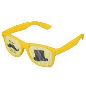 Trauzeuge Mustache und Top Hat Adult Party Partybrille (Schrägansicht)