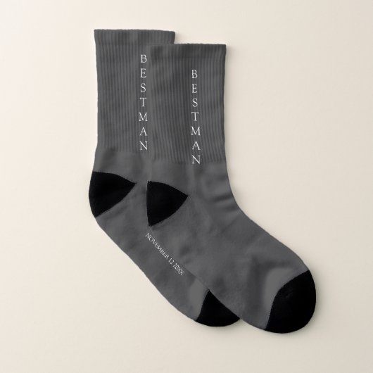 Trauzeuge Name Datum Hochzeitsocken Socken (Paar)