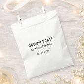 Trauzeuge Name Datum Junggesellenabschied Geschenktütchen (Ausgeschnitten)