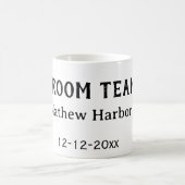 Trauzeuge Name Datum Junggesellenabschied Kaffeetasse (Mittel)