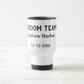 Trauzeuge Name Datum Junggesellenabschied Reisebecher (Mittel)