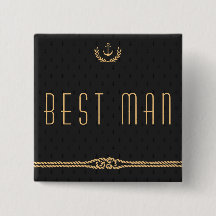 Trauzeuge Nautical Wedding Buttons