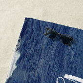 Trauzeuge Ocean Waves Strandhandtuch (Beispiel)
