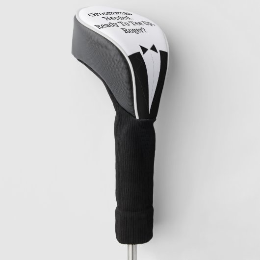 Trauzeuge-oder Golf Headcover (angewinkelt)