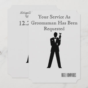 Trauzeuge oder Hochzeitsgast Einladung