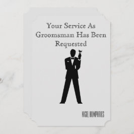 Trauzeuge oder Trauzeuge Einladung