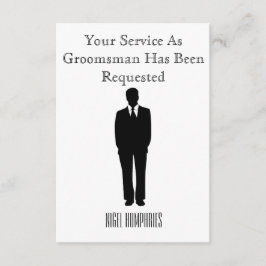 Trauzeuge oder Trauzeuge Einladung