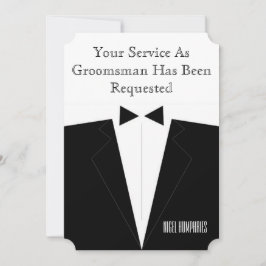 Trauzeuge oder Trauzeuge Einladung