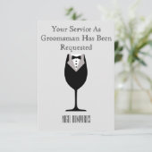 Trauzeuge oder Trauzeuge Einladung (Stehend Vorderseite)