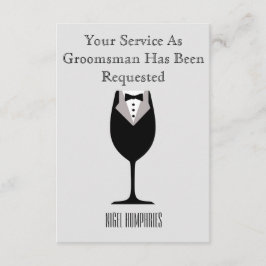 Trauzeuge oder Trauzeuge Einladung