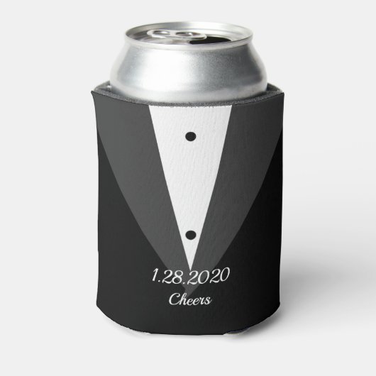 Trauzeuge oder Trauzeuge Einladung kann kühler sei Dosenkühler (Kanne Rückseite)