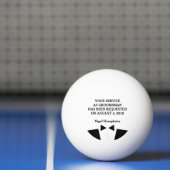 Trauzeuge oder Trauzeuge Einladung Ping Pong Ball Tischtennisball (Netto)