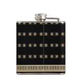 Trauzeuge Old Gold&Black Steampunk Wedding Flachmann (Rückseite)