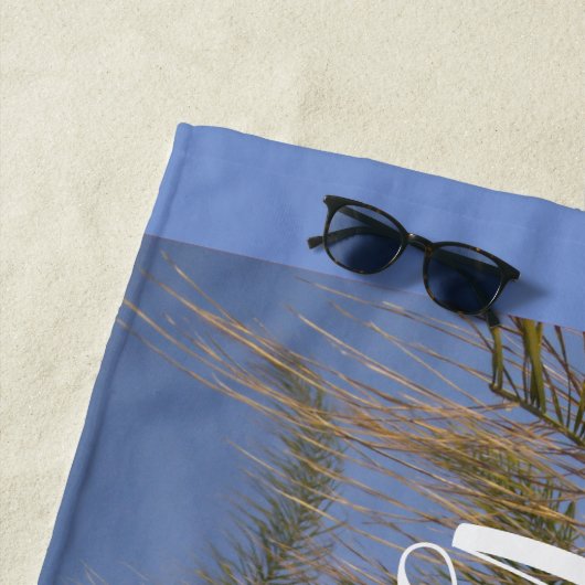 Trauzeuge Palm Trees Badetuch (Beispiel)