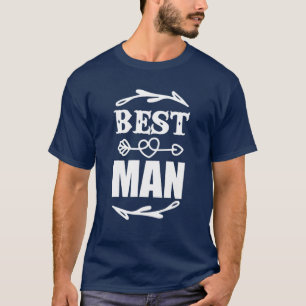 Trauzeuge passend Süßer Pfeil Herz Hochzeitsverlob T-Shirt