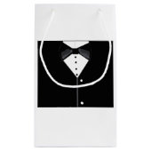 Trauzeuge Personalisiert Black Tuxedo Kleine Gesch Kleine Geschenktüte (Rückseite)