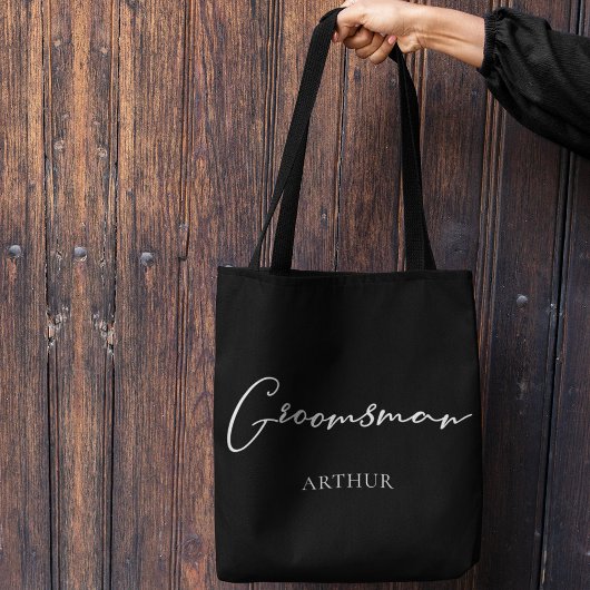 Trauzeuge Personalisiert Chic Minimalistische Hoch Tasche