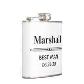 Trauzeuge Personalisiert Flachmann (Rechts)