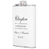 Trauzeuge Personalisiert Flachmann (Links)