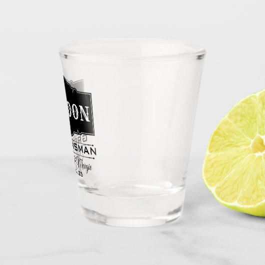 TRAUZEUGE PERSONALISIERT SHOT GLASS SCHNAPSGLAS (Rechts)