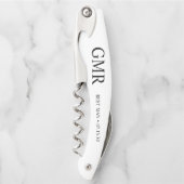 Trauzeuge Personalisiert Waiter's Corkschraube Kellnermesser (Vorderseite)