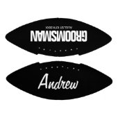 Trauzeuge personalisierte Mini-Fußball-Gastgeschen Football (Paneele)