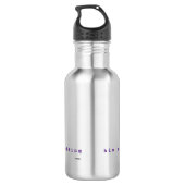 Trauzeuge Personalisierte Wasserflasche - HAMbyWG (Rückseite)