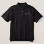 Trauzeuge Polo Shirt<br><div class="desc">Trauzeuge Polo Shirt wird in Schwarz mit Weiß bestickter Text angezeigt. Passen Sie dieses Objekt an oder kaufen Sie es wie gezeigt.</div>