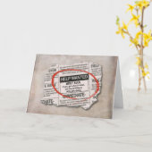 Trauzeuge Request Woll Ad Karte (Gelbe Blume)