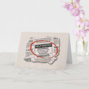 Trauzeuge Request Woll Ad Karte